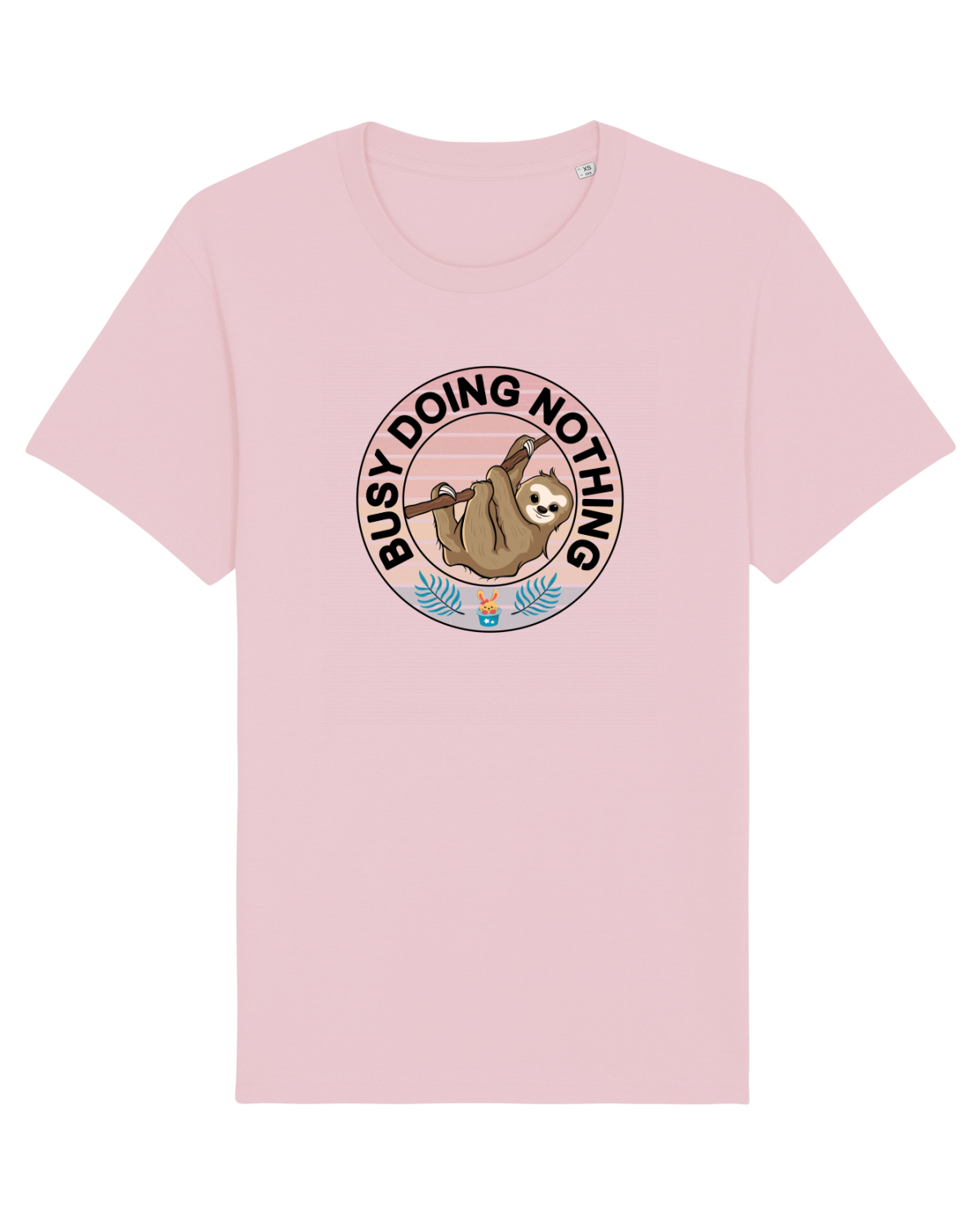 Tricou mânecă scurtă Unisex Rocker Cotton Pink