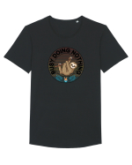 Ocupat facand nimic. Busy doing nothing sloth Tricou mânecă scurtă guler larg Bărbat Skater