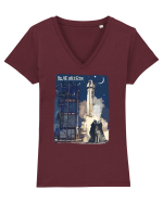 blue origin Tricou mânecă scurtă guler V Damă Evoker