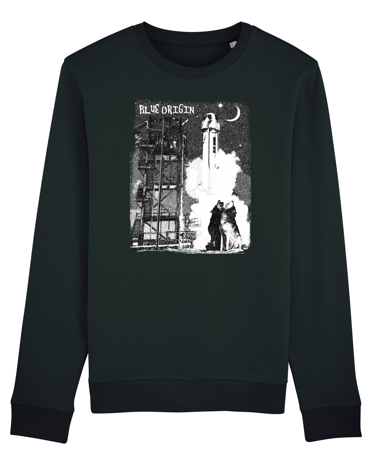 Bluză mânecă lungă Unisex Rise Black