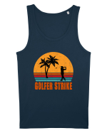 Sunset Golfer Strike Retro Maiou Bărbat Runs