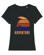 Adventure Retro Sunset Climber Tricou mânecă scurtă guler larg fitted Damă Expresser