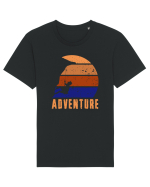 Adventure Retro Sunset Climber Tricou mânecă scurtă Unisex Rocker