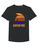 Adventure Retro Sunset Climber Tricou mânecă scurtă guler larg Bărbat Skater