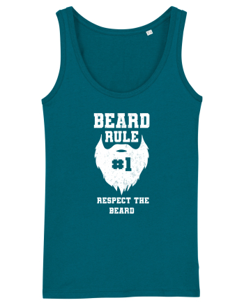 Beard Rule Number One Respect The Beard Retro Ocean Depth