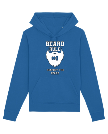 Beard Rule Number One Respect The Beard Royal Blue