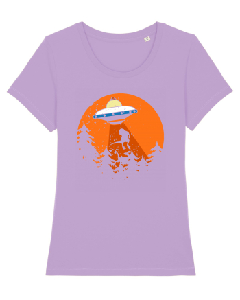 Alien Dinosaur Abduction  Lavender Dawn