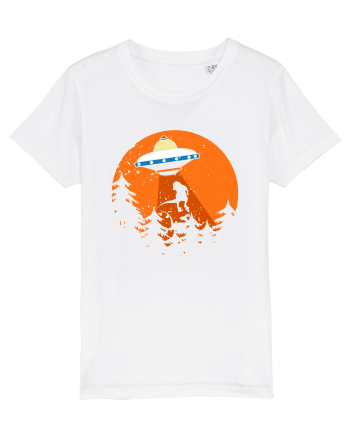 Alien Dinosaur Abduction  White