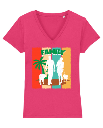 Family Summer Happy Dog Raspberry