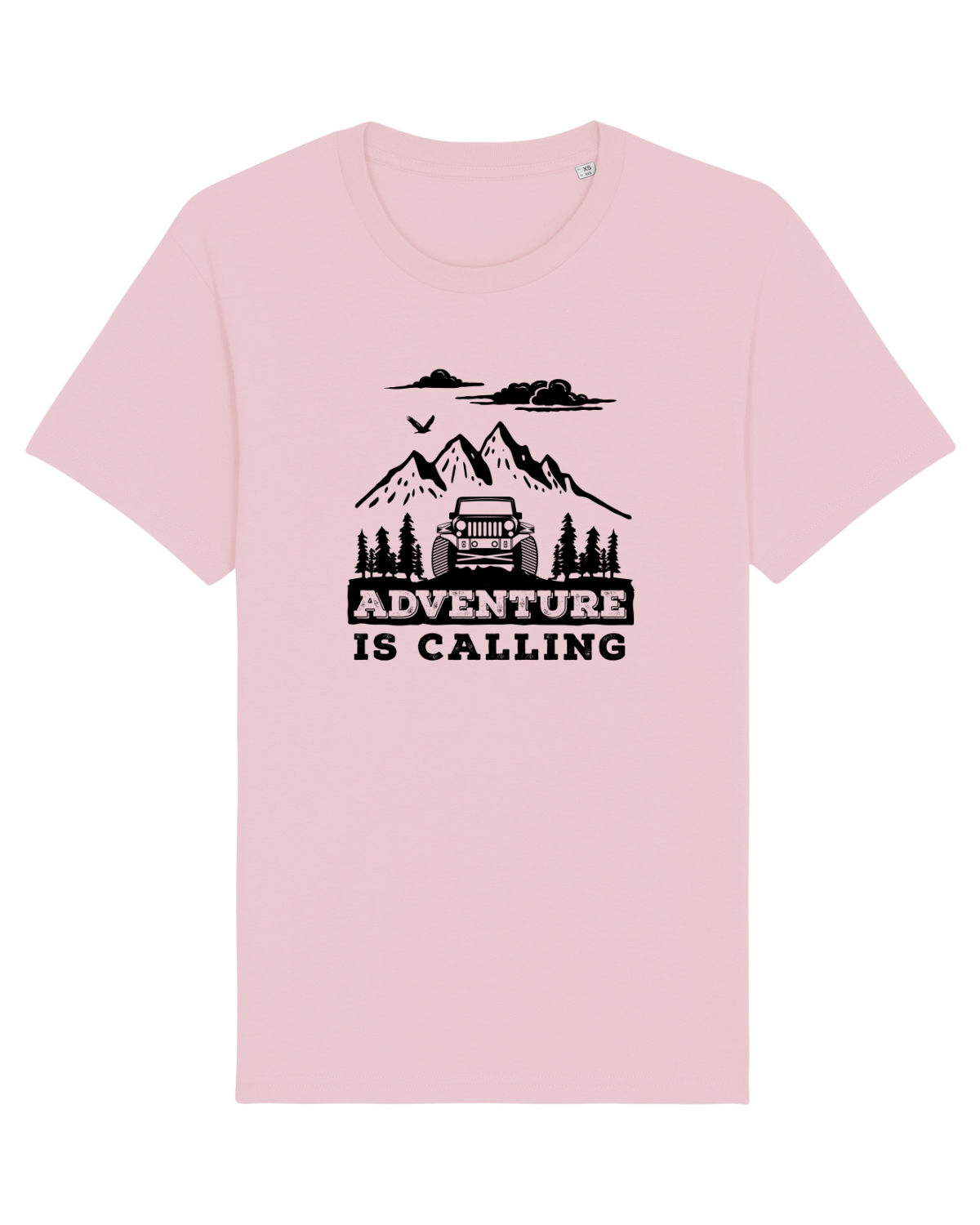 Tricou mânecă scurtă Unisex Rocker Cotton Pink