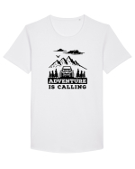 Aventura Off Road Te Cheamă Tricou mânecă scurtă guler larg Bărbat Skater