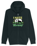 I Hate Mornings Hanorac cu fermoar Unisex Connector