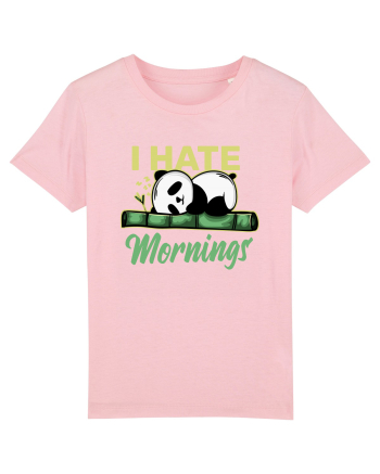 I Hate Mornings Cotton Pink
