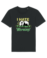 I Hate Mornings Tricou mânecă scurtă Unisex Rocker