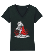 I Love  You Mom Tricou mânecă scurtă guler V Damă Evoker