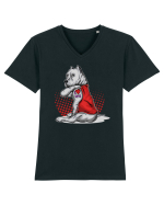 I Love  You Mom Tricou mânecă scurtă guler V Bărbat Presenter
