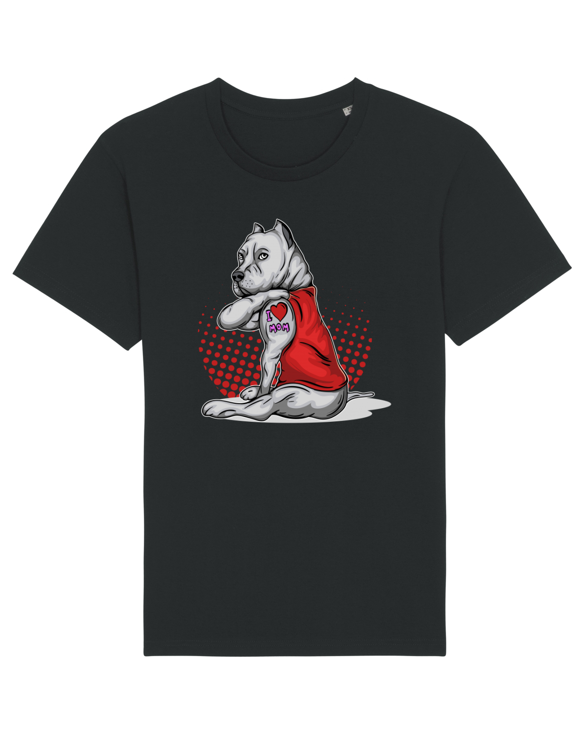 Tricou mânecă scurtă Unisex Rocker Black