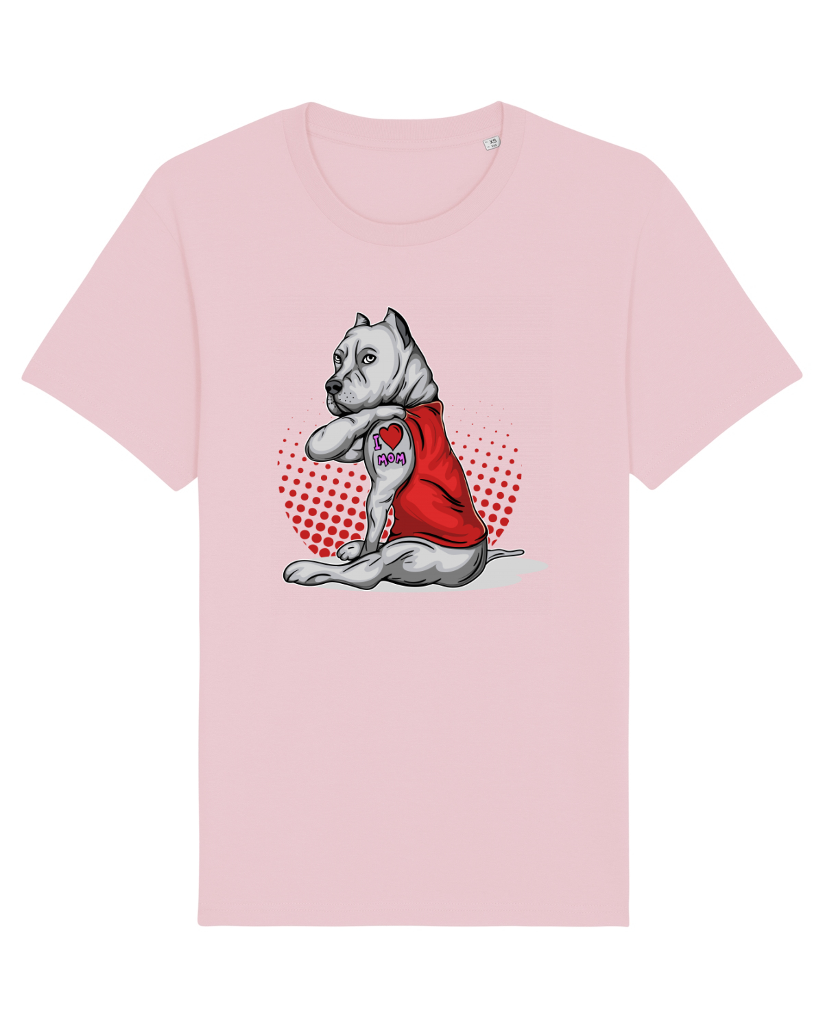 Tricou mânecă scurtă Unisex Rocker Cotton Pink
