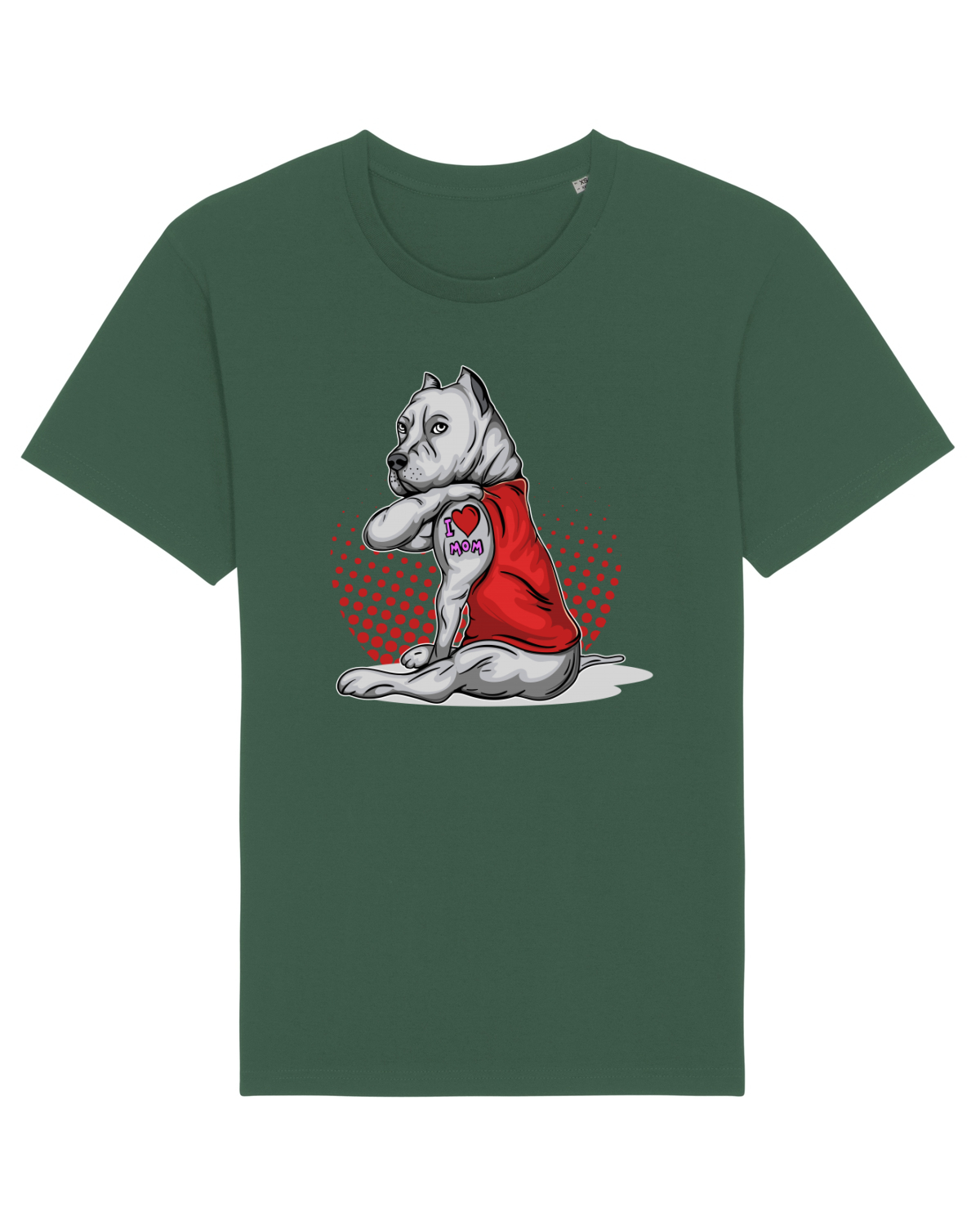 Tricou mânecă scurtă Unisex Rocker Bottle Green