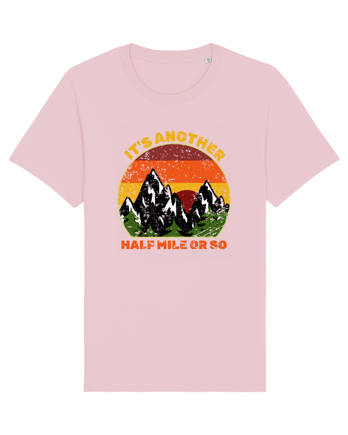 Tricou mânecă scurtă Unisex Rocker Cotton Pink