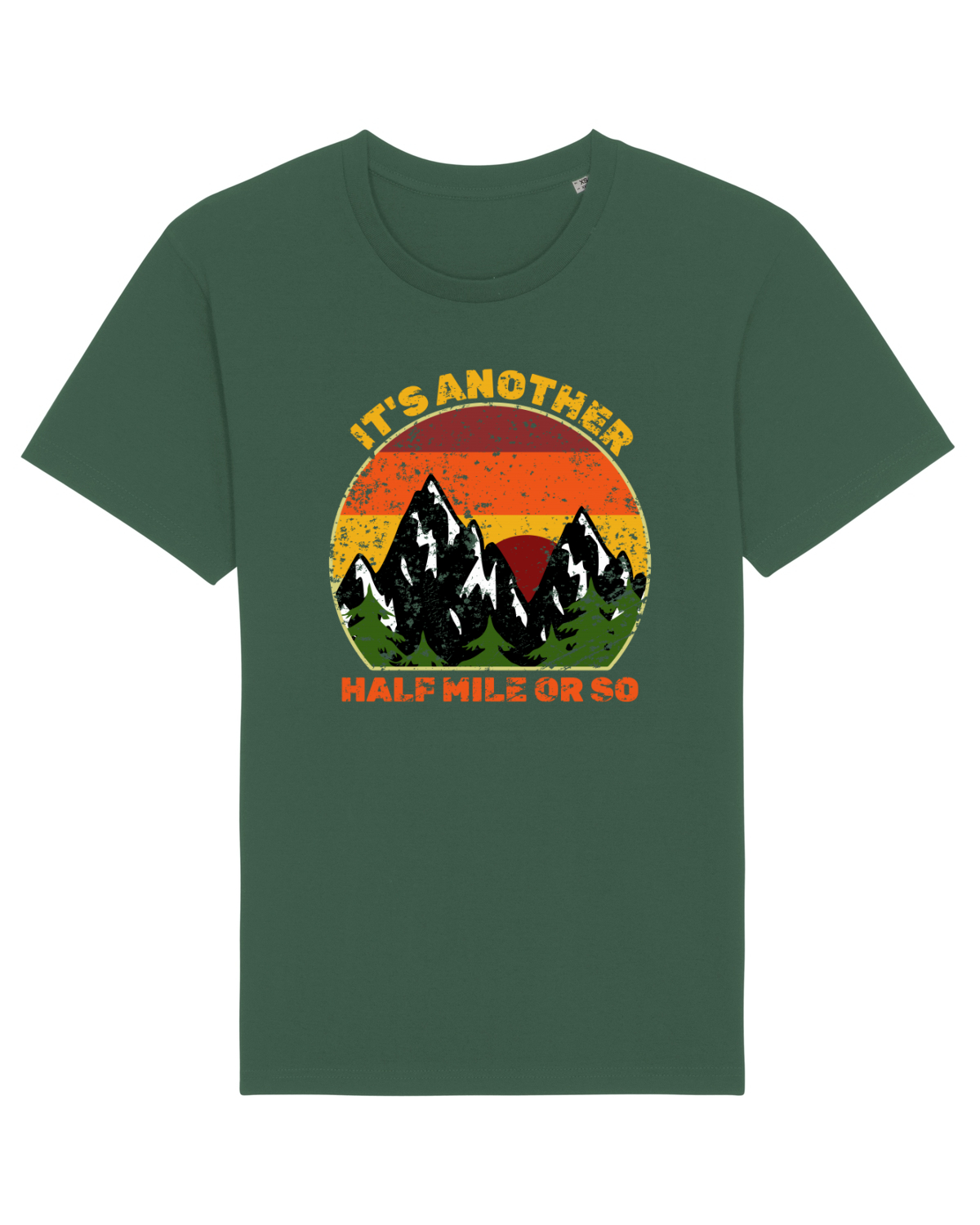 Tricou mânecă scurtă Unisex Rocker Bottle Green