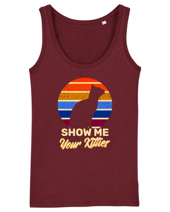 Show Me Your Kittens Burgundy