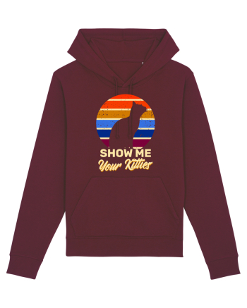 Show Me Your Kittens Burgundy