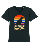 Show Me Your Kittens Tricou mânecă scurtă guler V Bărbat Presenter