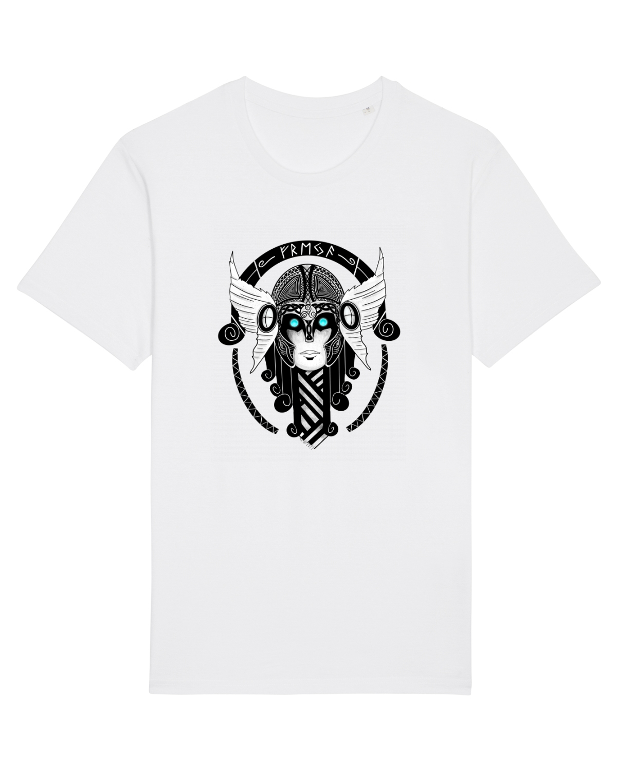 Tricou mânecă scurtă Unisex Rocker White