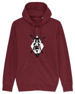 Demonita  Hanorac cu fermoar Unisex Connector