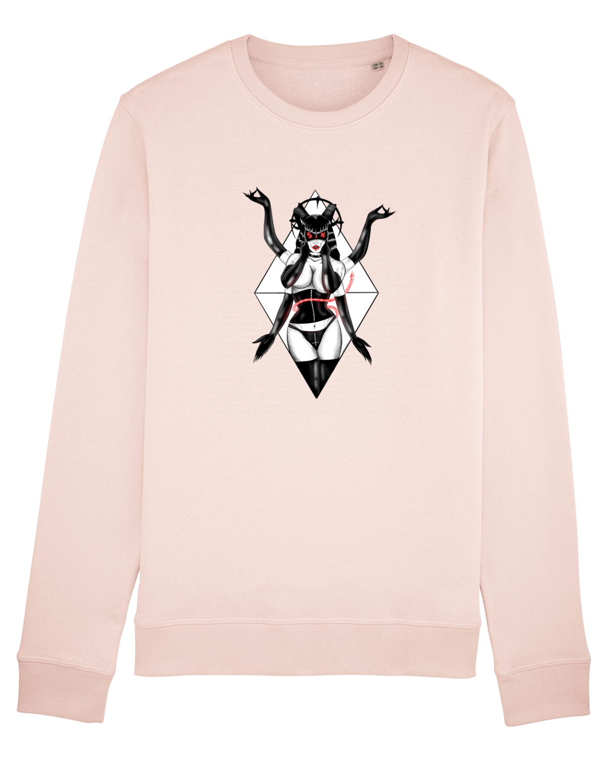 Bluză mânecă lungă Unisex Rise Candy Pink