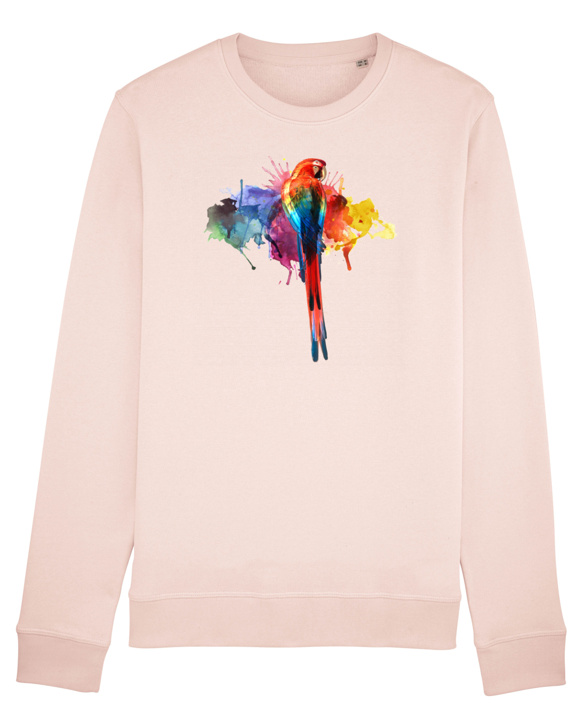 Bluză mânecă lungă Unisex Rise Candy Pink