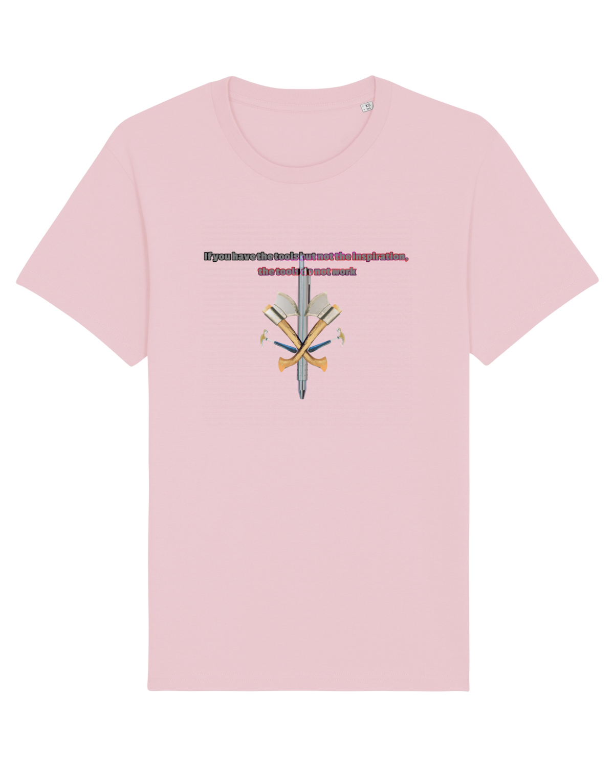 Tricou mânecă scurtă Unisex Rocker Cotton Pink