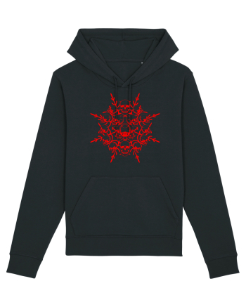 Snowflake of death red  Black