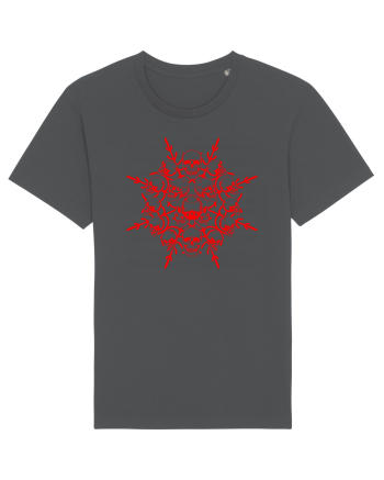 Snowflake of death red  Anthracite