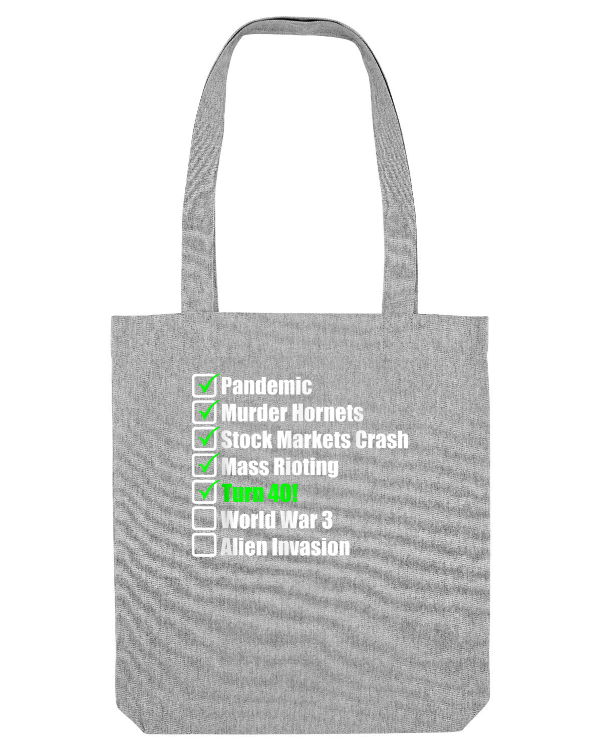 Sacoșă textilă Heather Grey