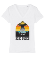 2020 Sucks Tricou mânecă scurtă guler V Damă Evoker
