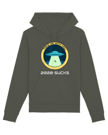 2020 Sucks Take Me With You Funny Alien Khaki