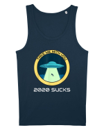 2020 Sucks Take Me With You Funny Alien Maiou Bărbat Runs
