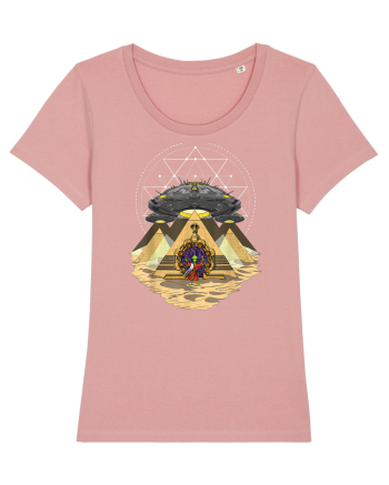 Alien Abduction Egyptian Pyramids  Canyon Pink