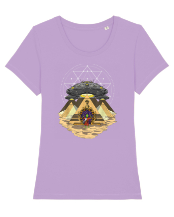 Alien Abduction Egyptian Pyramids  Lavender Dawn