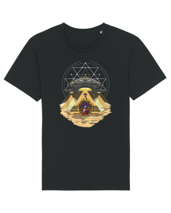 Alien Abduction Egyptian Pyramids  Black