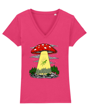 Alien Abduction Magic Mushroom Psychedelic Raspberry