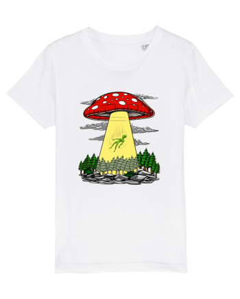 Alien Abduction Magic Mushroom Psychedelic White