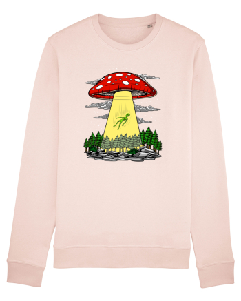 Alien Abduction Magic Mushroom Psychedelic Candy Pink