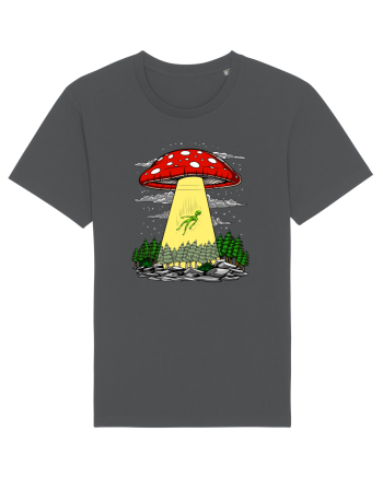 Alien Abduction Magic Mushroom Psychedelic Anthracite