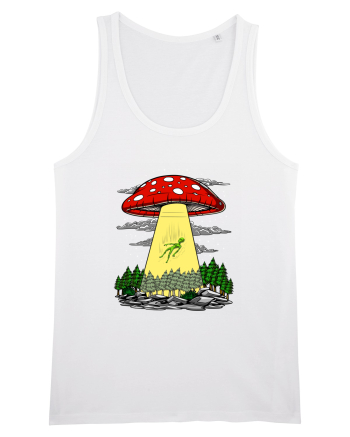 Alien Abduction Magic Mushroom Psychedelic White