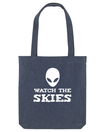 Alien Watch The Skies Midnight Blue