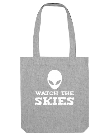 Alien Watch The Skies Heather Grey