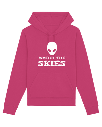 Alien Watch The Skies Raspberry